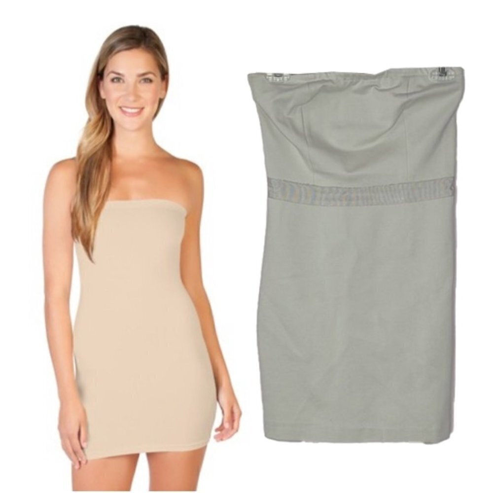 🆕 ARMANI EXCHANGE Strapless Tube Dress with mesh panel detail Size 0